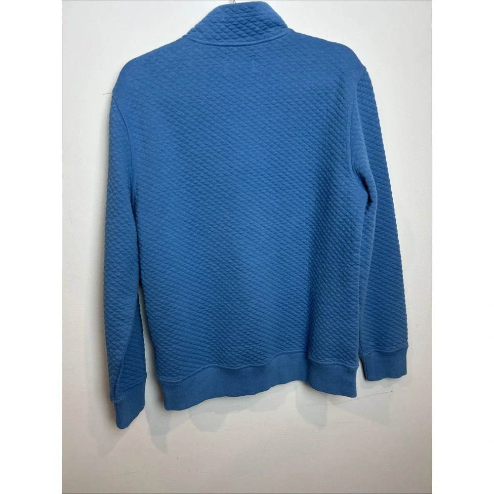 Southern‎ Tide Quilted 1/4 Zip Pullover Coastal Preppy Casual Small
